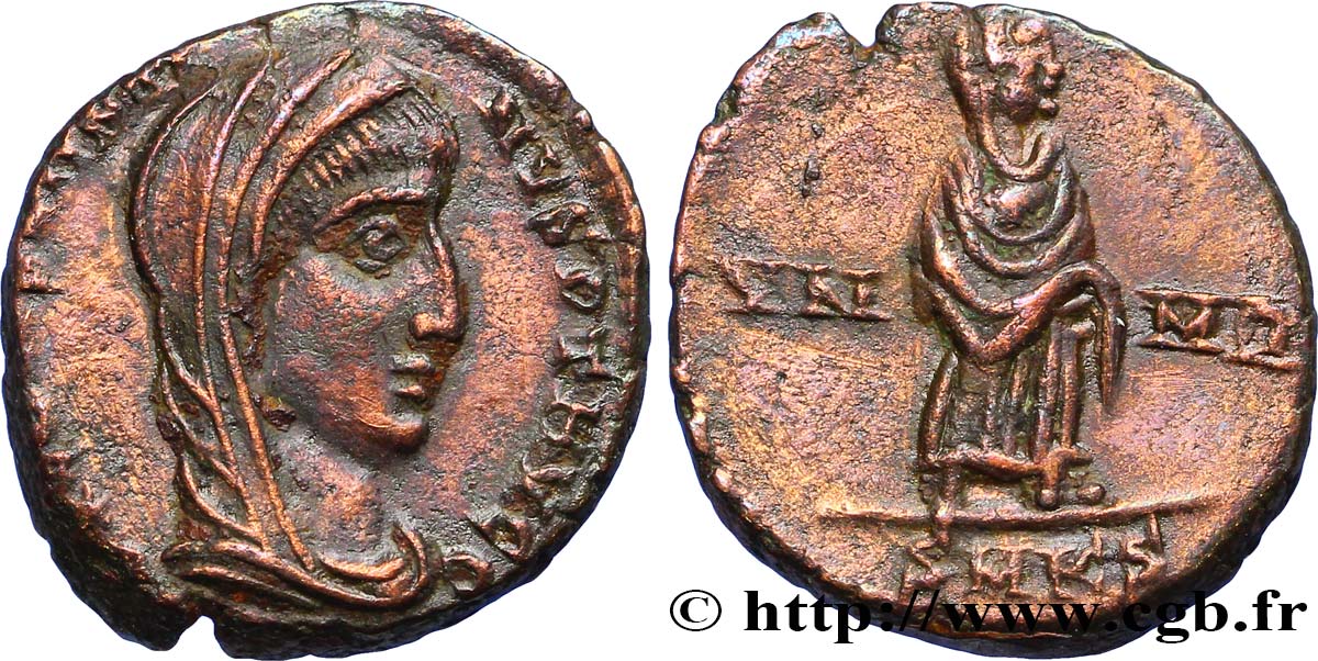 CONSTANTINO I EL MAGNO Centenionalis ou nummus MBC+