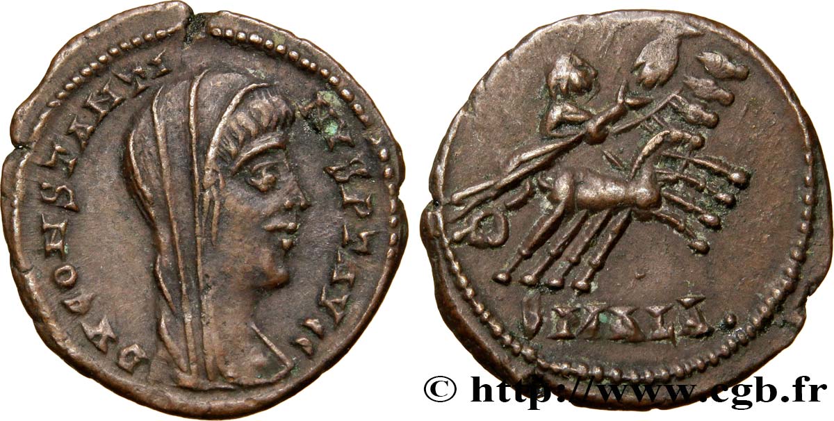 CONSTANTIN Ier LE GRAND Centenionalis ou nummus TTB+