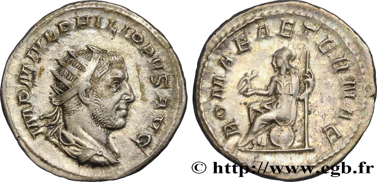PHILIPPUS I. ARABS Antoninien fVZ/SS