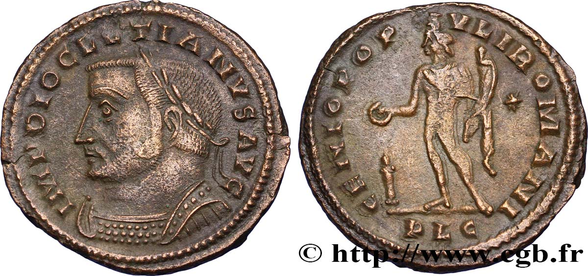 DIOCLETIAN Follis ou nummus AU