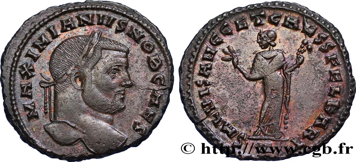 GALERIUS Follis ou nummus AU