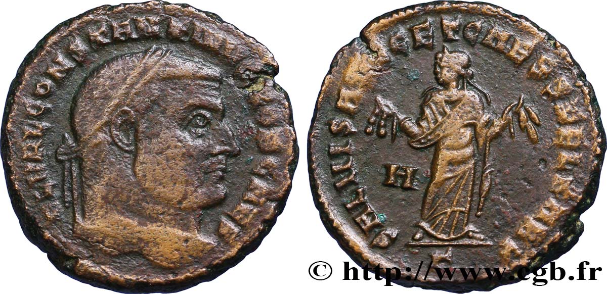 CONSTANTINO I EL MAGNO Follis ou nummus BC+