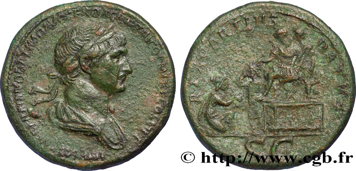 TRAJAN Sesterce TTB