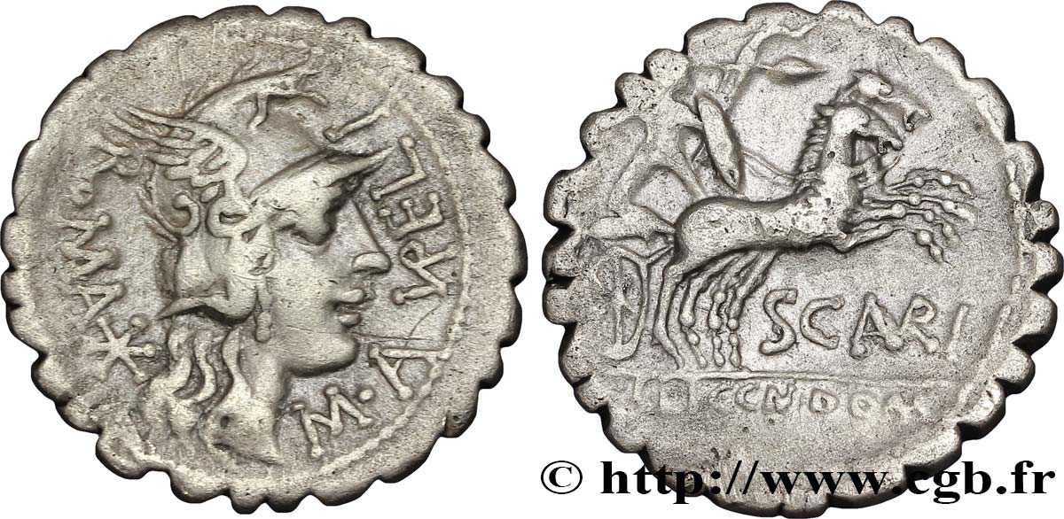 AURELIA Denier serratus TB+