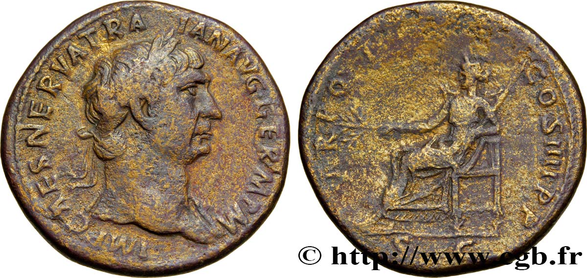 TRAJAN Sesterce TB+