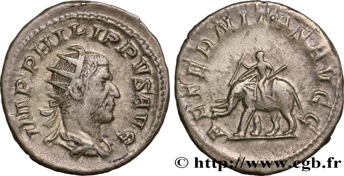 PHILIPPE Ier L ARABE Antoninien TTB