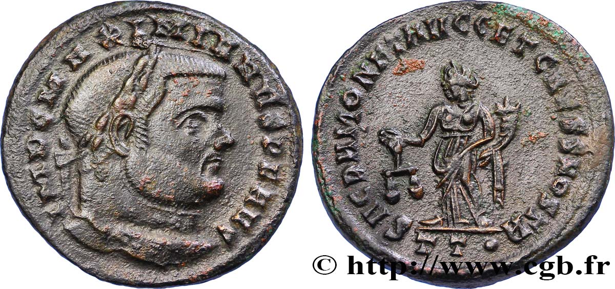 MAXIMIANUS HERCULIUS Follis ou nummus AU