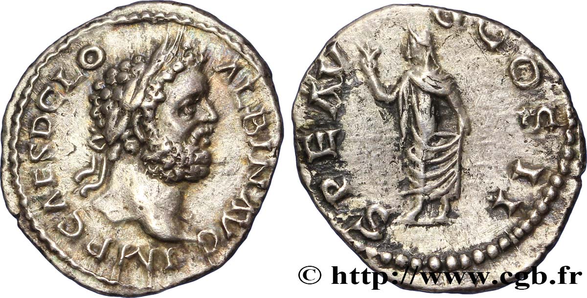 CLODIUS ALBINUS Denier TB+/TTB