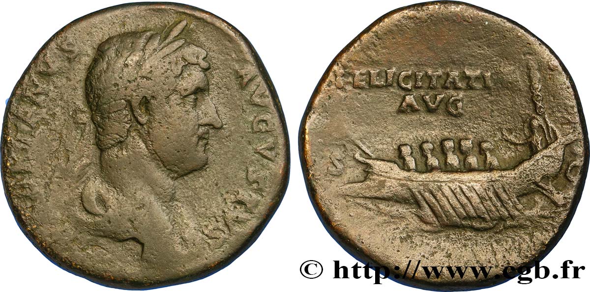 HADRIAN Sesterce VF