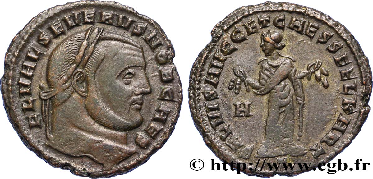 SEVERUS II Follis ou nummus fVZ