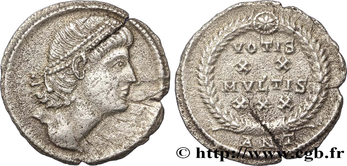 CONSTANTIUS II Argenteus XF