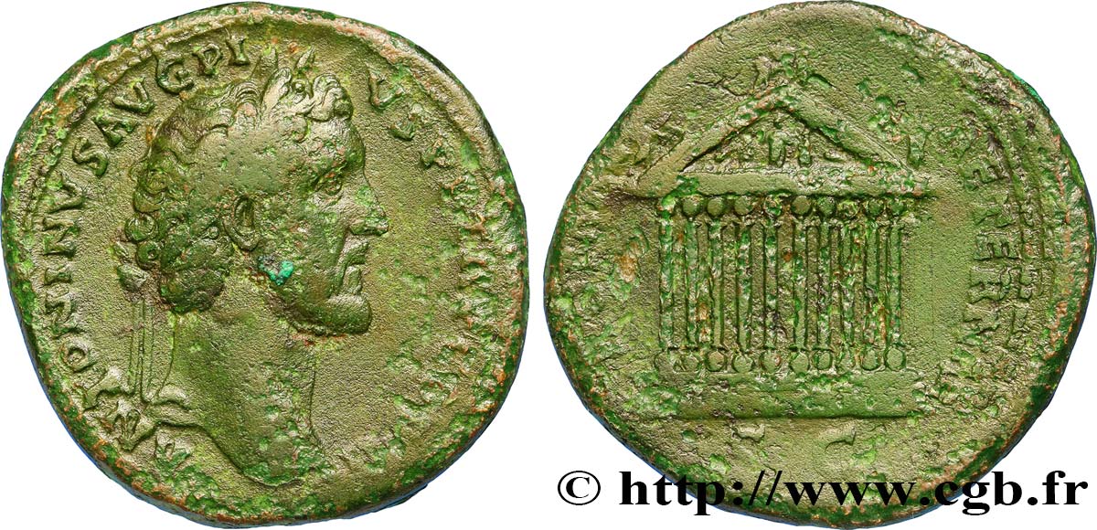 ANTONINUS PIUS Sesterce VF