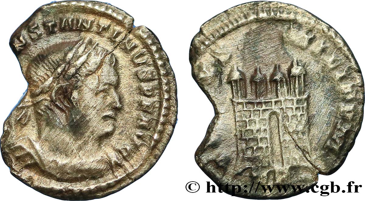 CONSTANTIN Ier LE GRAND Demi-argenteus TB+