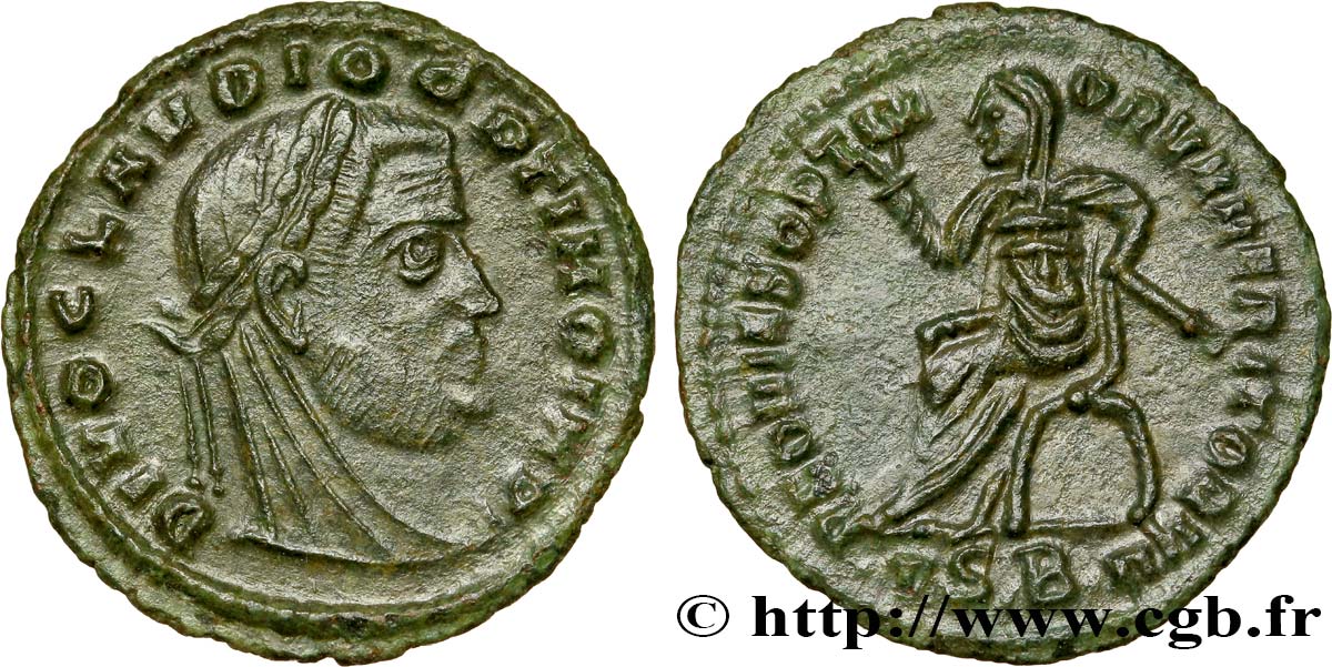 CLAUDIUS II GOTHICUS Demi-follis ou demi-nummus MS
