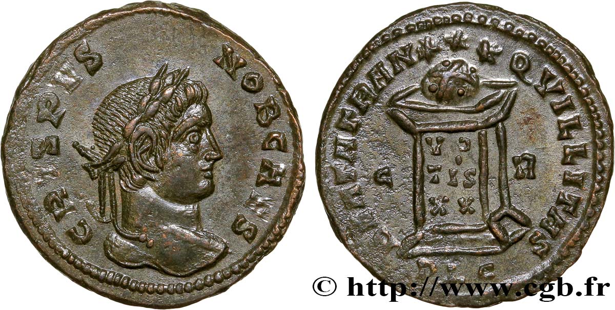 CRISPUS Centenionalis ou nummus FDC