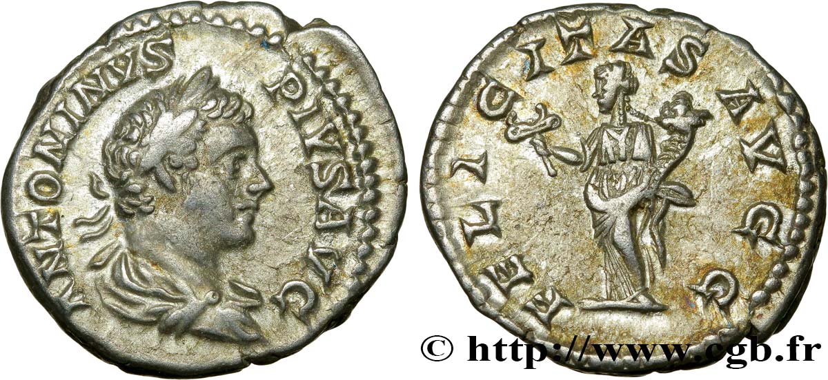 CARACALLA Denier TTB