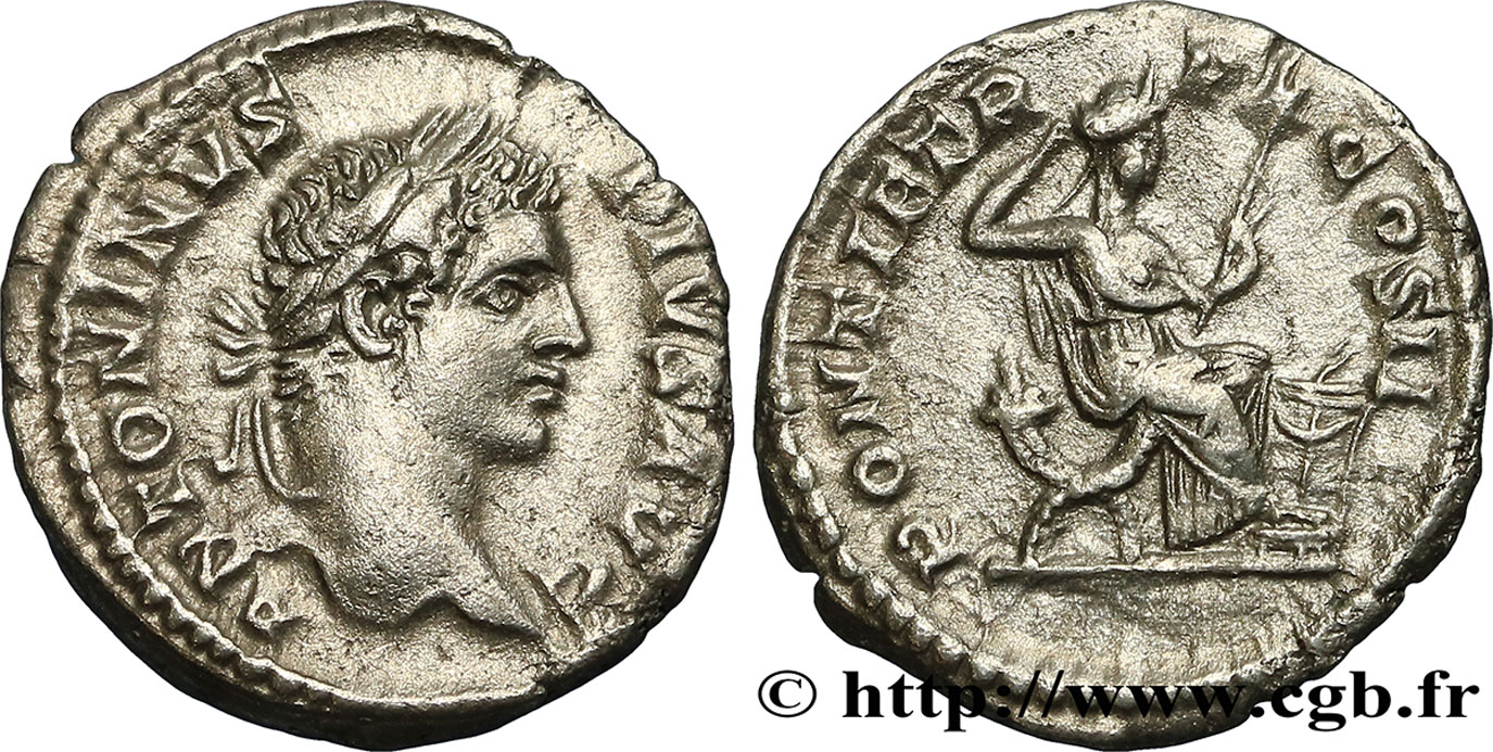 CARACALLA Denier TTB+