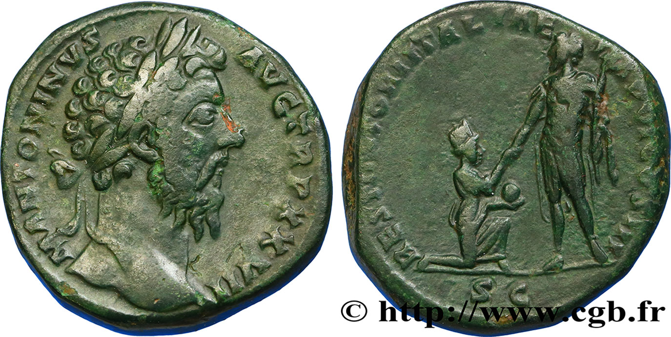 MARC AURÈLE Sesterce TTB+/TTB
