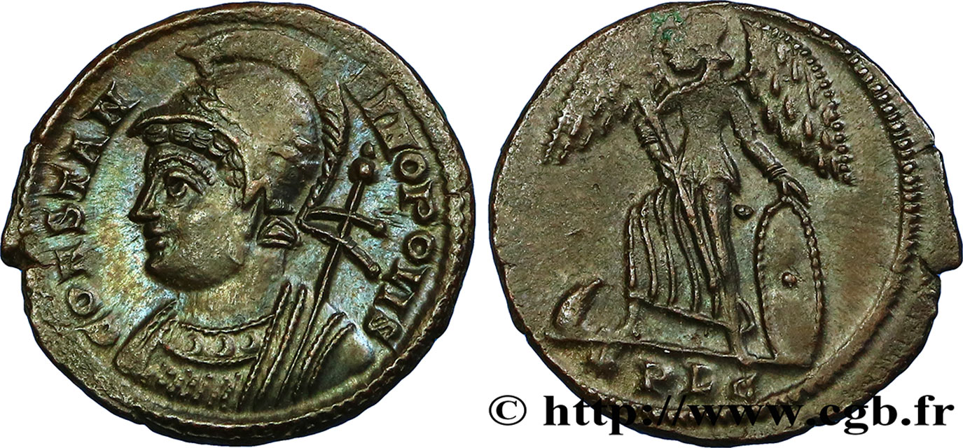 CONSTANTINOPLE Centenionalis ou nummus SUP