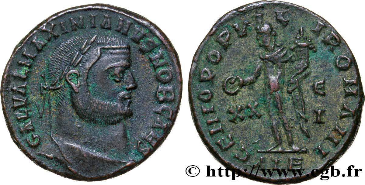 GALÈRE Follis ou nummus TTB+