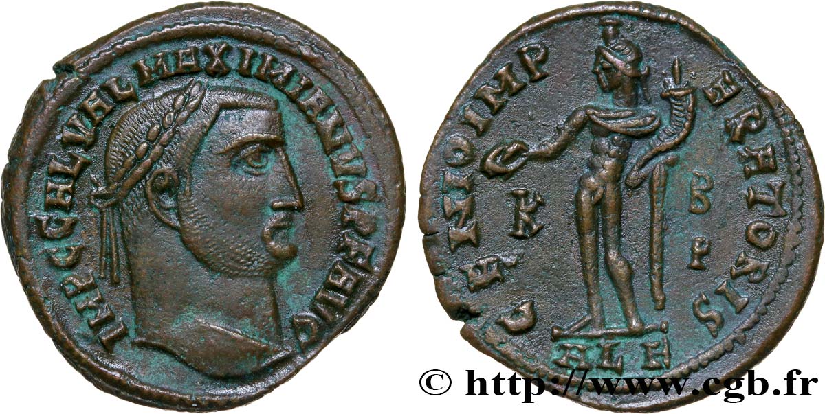 GALÈRE Follis ou nummus TTB+