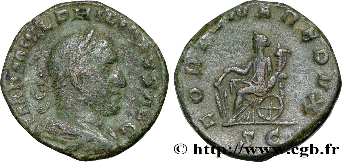 PHILIPPE Ier L&nbsp;ARABE Sesterce TB+