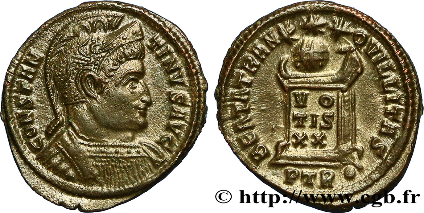 CONSTANTINE I THE GREAT Centenionalis ou nummus MS