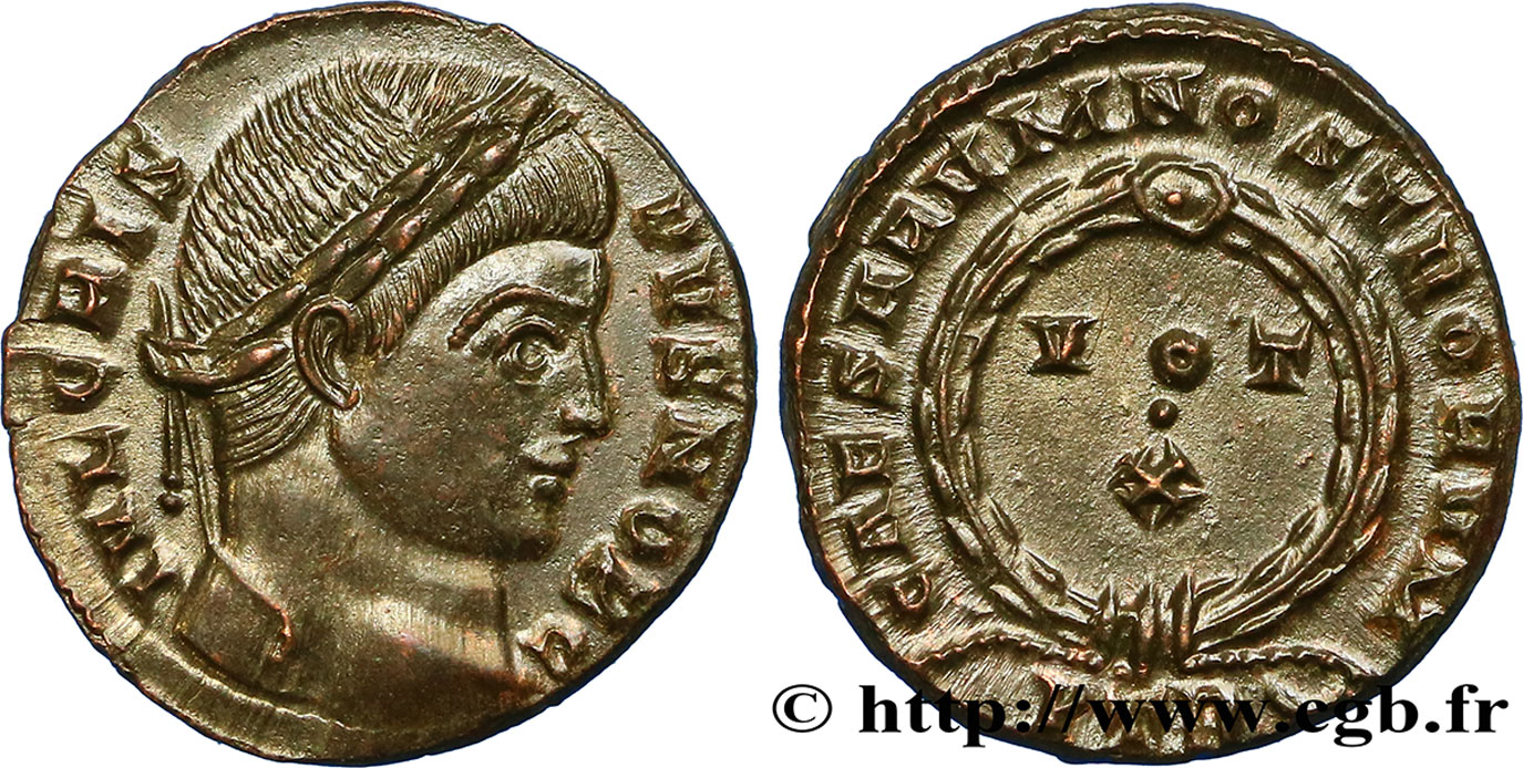 CRISPUS Centenionalis ou nummus FDC