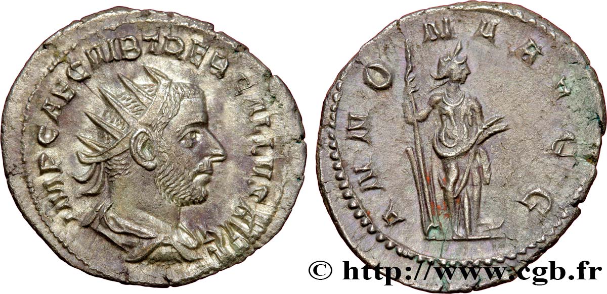 TREBONIANUS GALLUS Antoninien AU