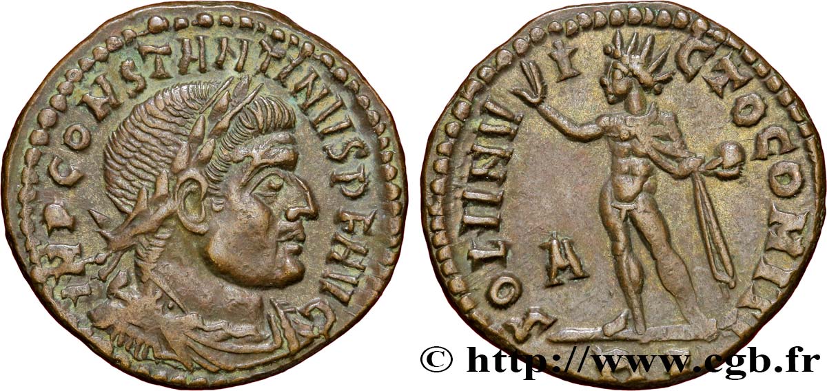 CONSTANTINE I THE GREAT Follis ou nummus AU