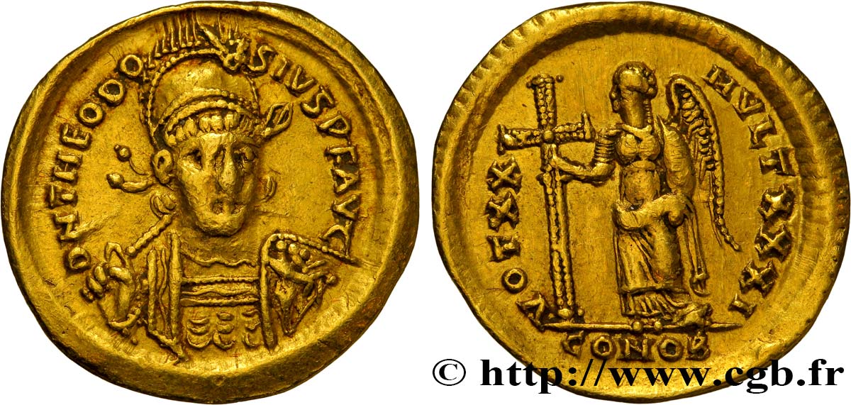 THEODOSIUS II Solidus fVZ