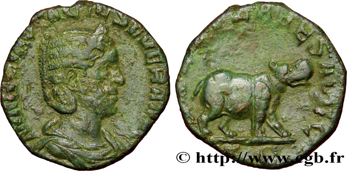 OTACILIA SEVERA Sesterce TB+/TTB