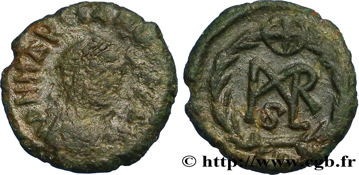 MARCIAN Nummus, (PBQ, Æ 4) VF/AU
