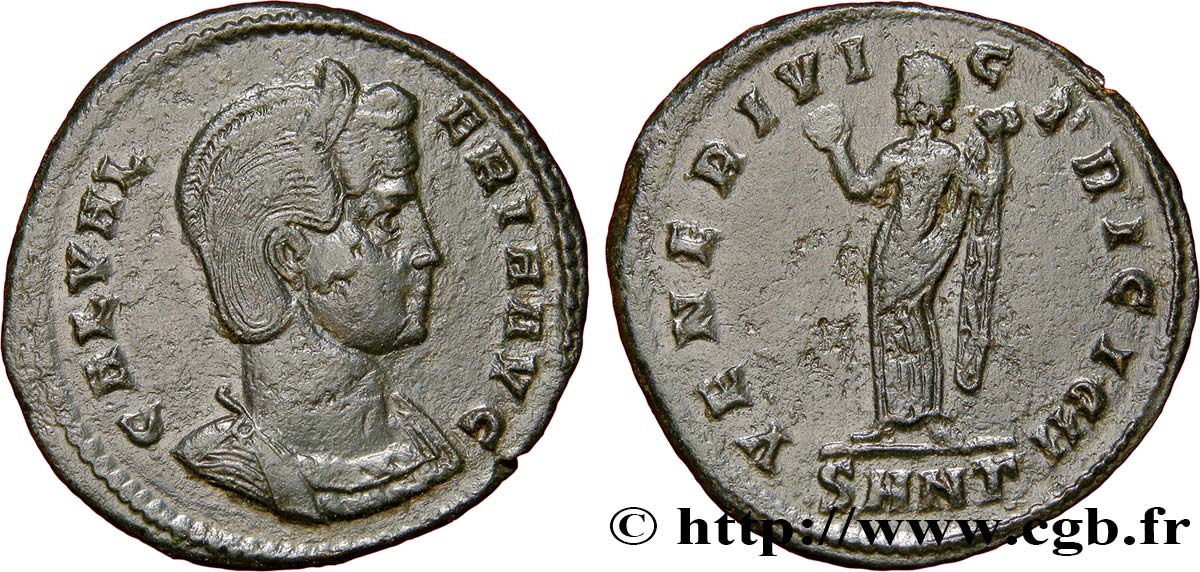GALERIA VALERIA Follis ou nummus TTB+