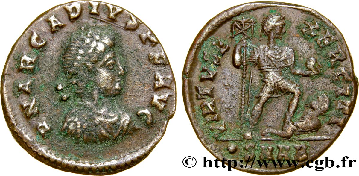 ARCADIUS Maiorina, (MB, Æ 2) TB+