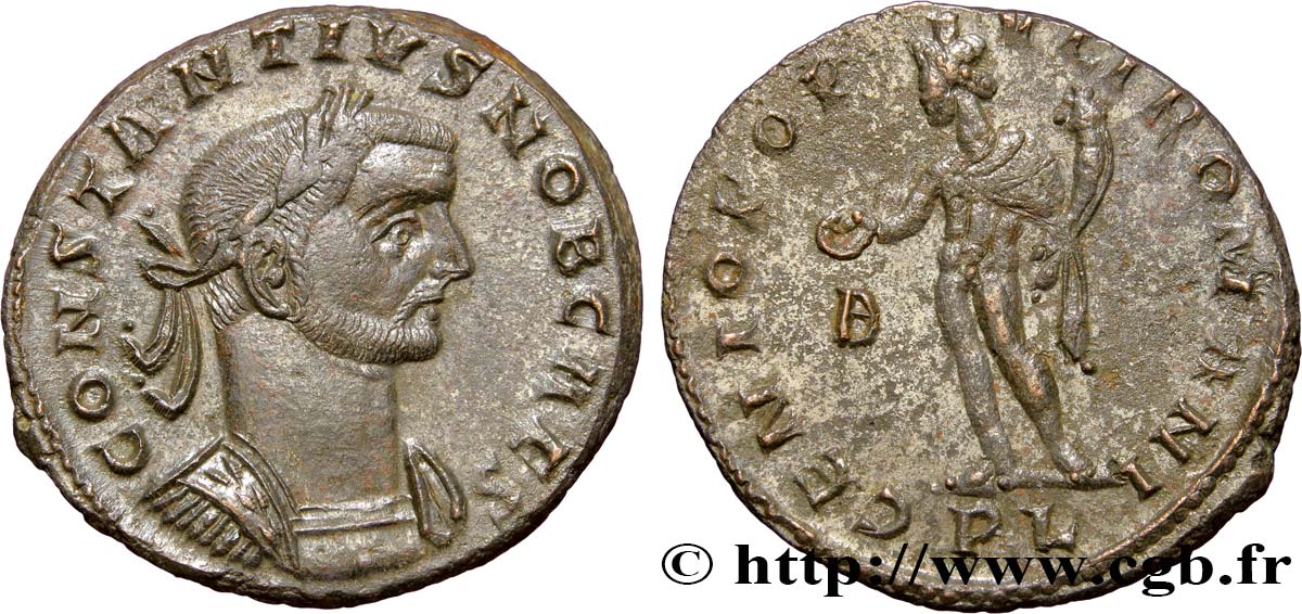 CONSTANCE Ier CHLORE Follis ou nummus SPL