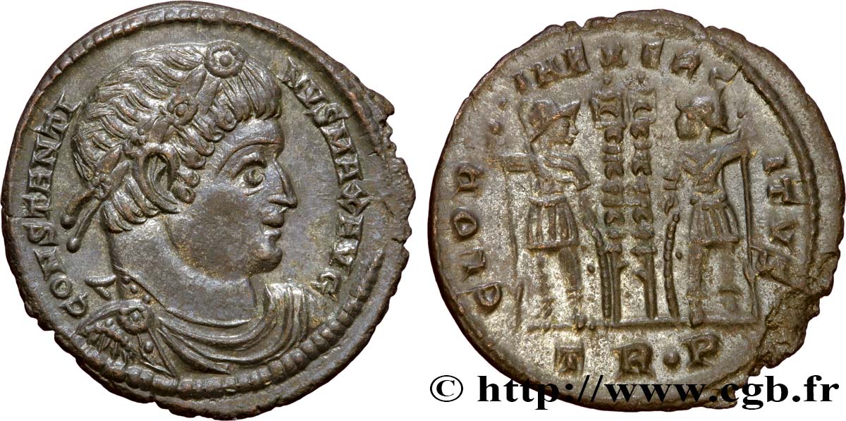 CONSTANTINO I EL MAGNO Centenionalis ou nummus SC