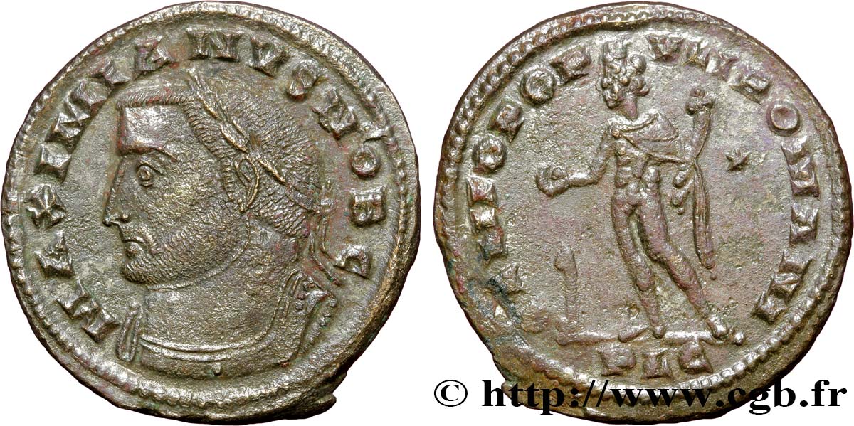 GALÈRE Follis ou nummus TTB+
