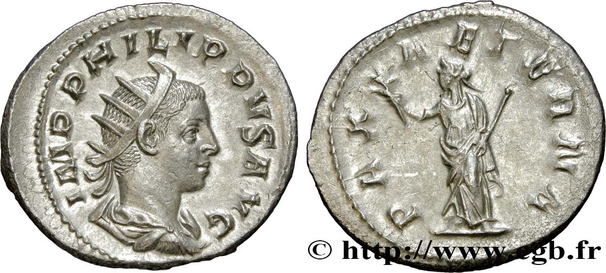 FILIPPO II FIGLIO Antoninien FDC/MS