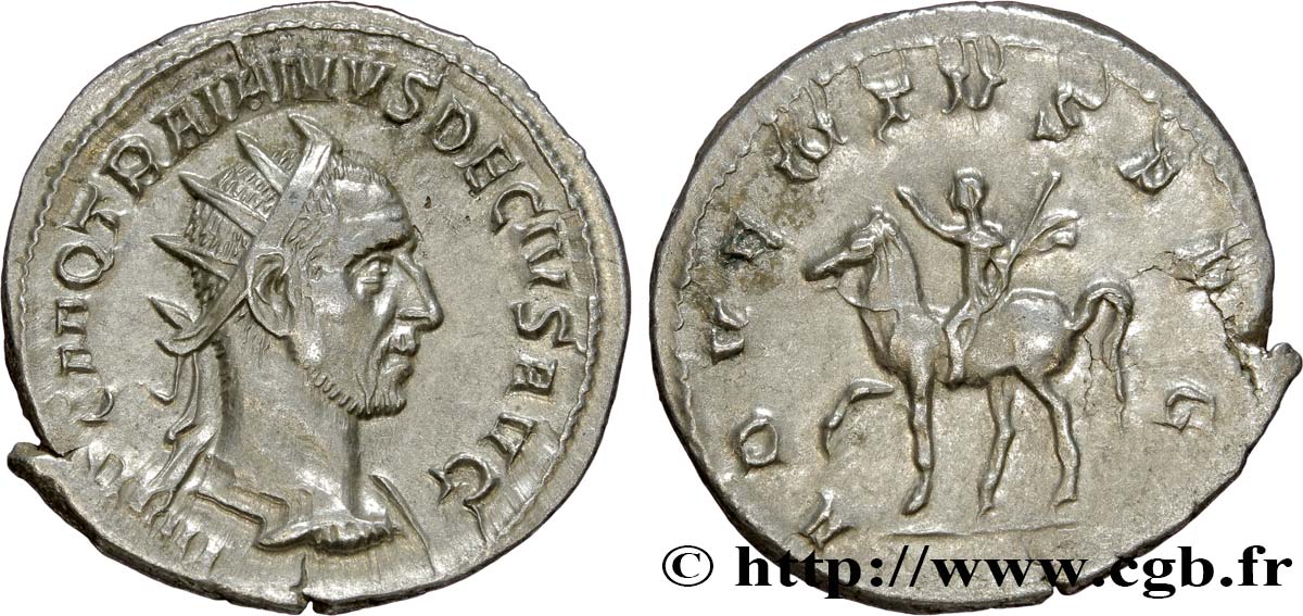 TRAJAN DÈCE Antoninien SUP