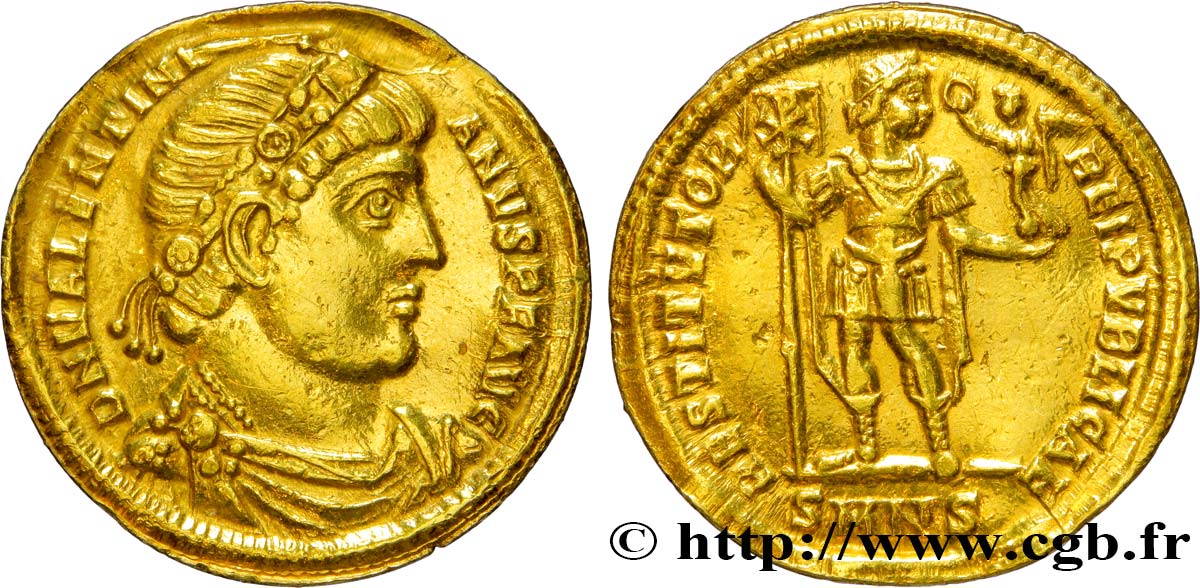 VALENTINIEN Ier  Solidus TTB+