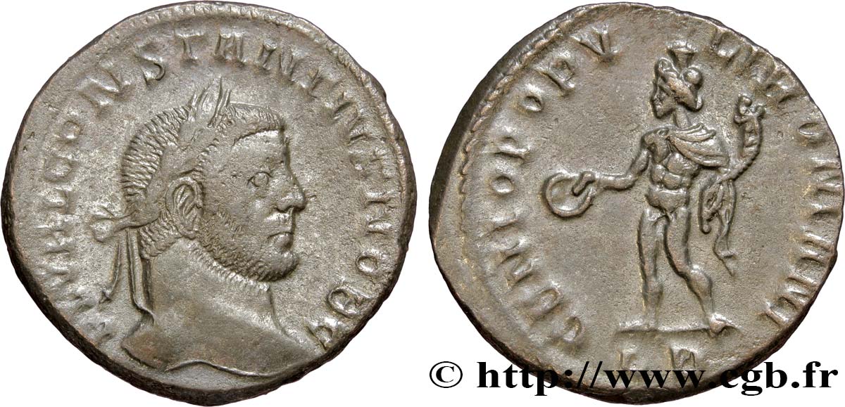 CONSTANTIUS I Follis ou nummus fVZ