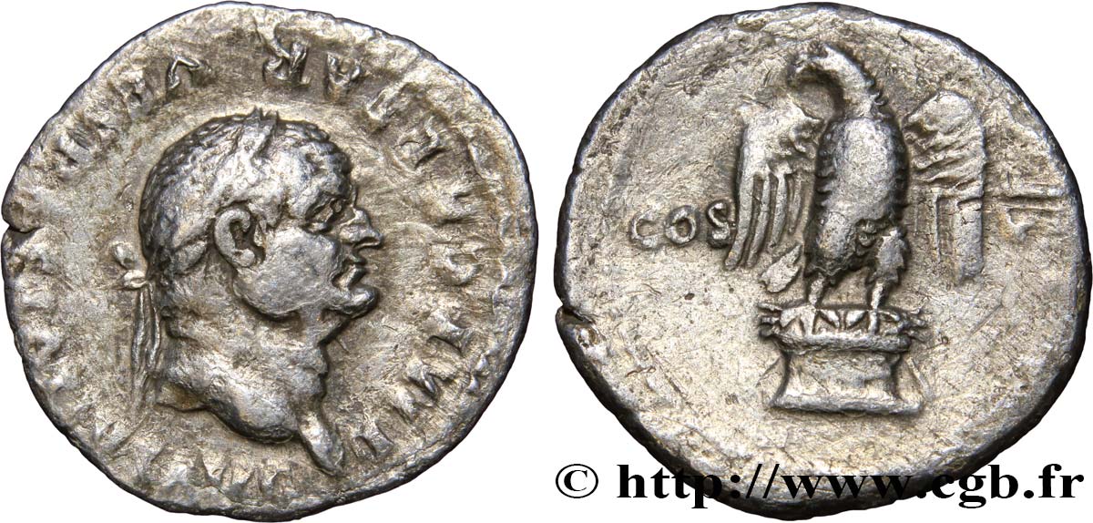 VESPASIEN Denier TB+