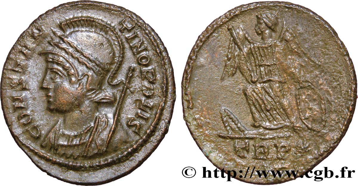 CONSTANTINOPLE Centenionalis ou nummus SPL/TTB