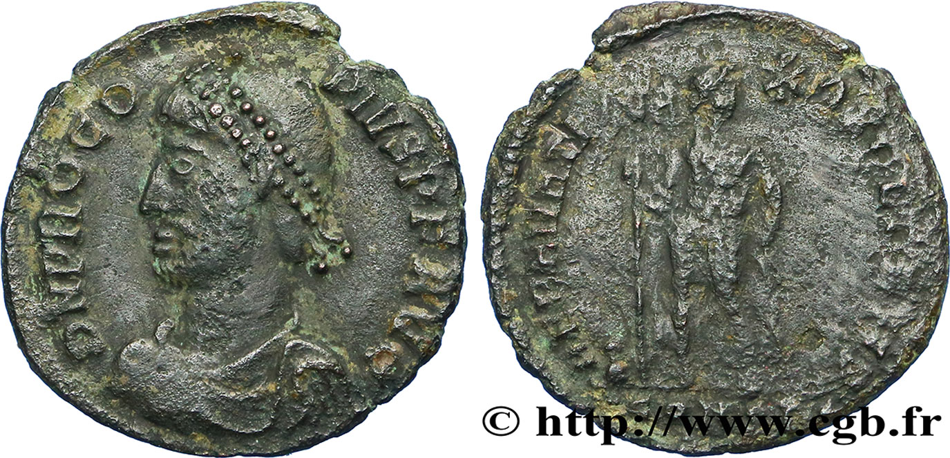 PROCOPIO Maiorina ou nummus, (PB, Æ 3) BB/q.BB