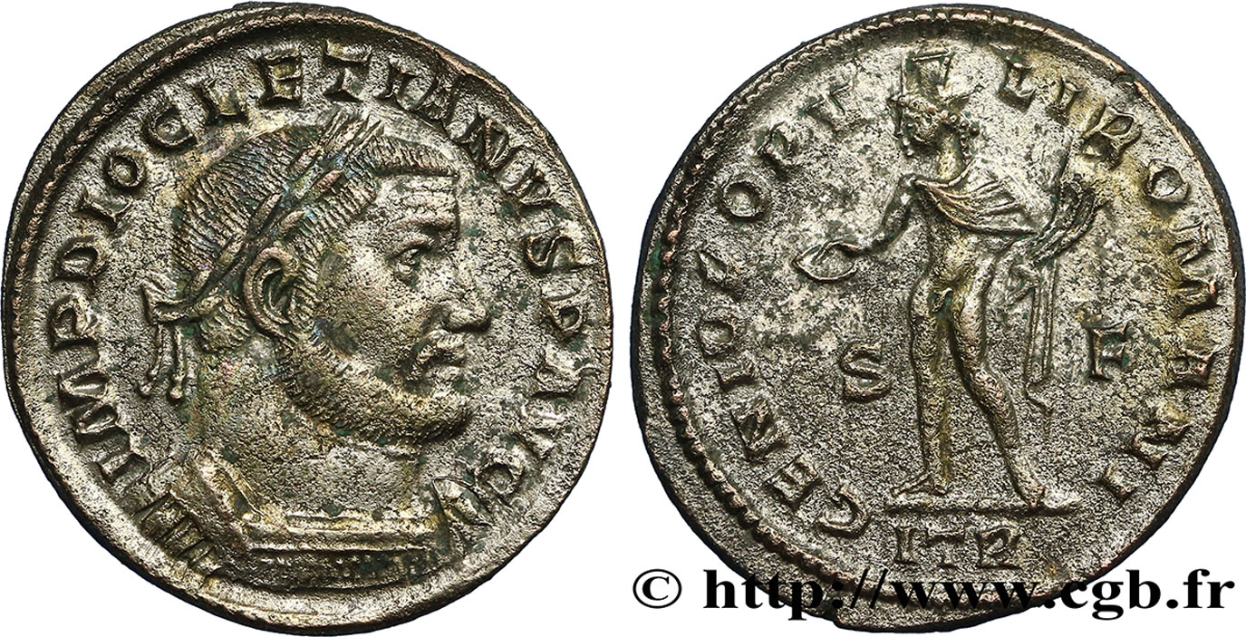 DIOCLÉTIEN Follis ou nummus TTB+