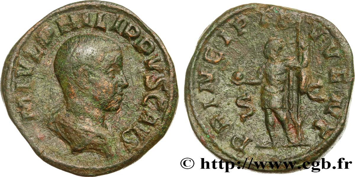 PHILIPPUS II Sesterce VF