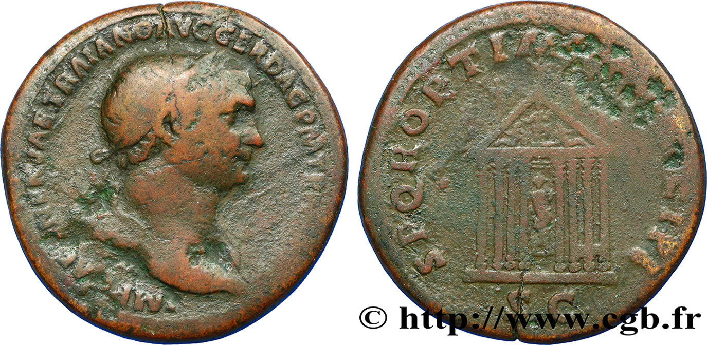 TRAJAN Sesterce TB+