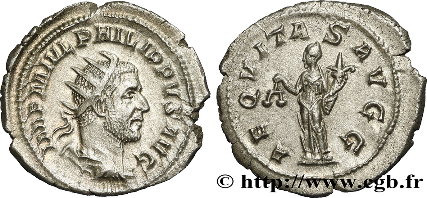 PHILIPPUS I. ARABS Antoninien fST