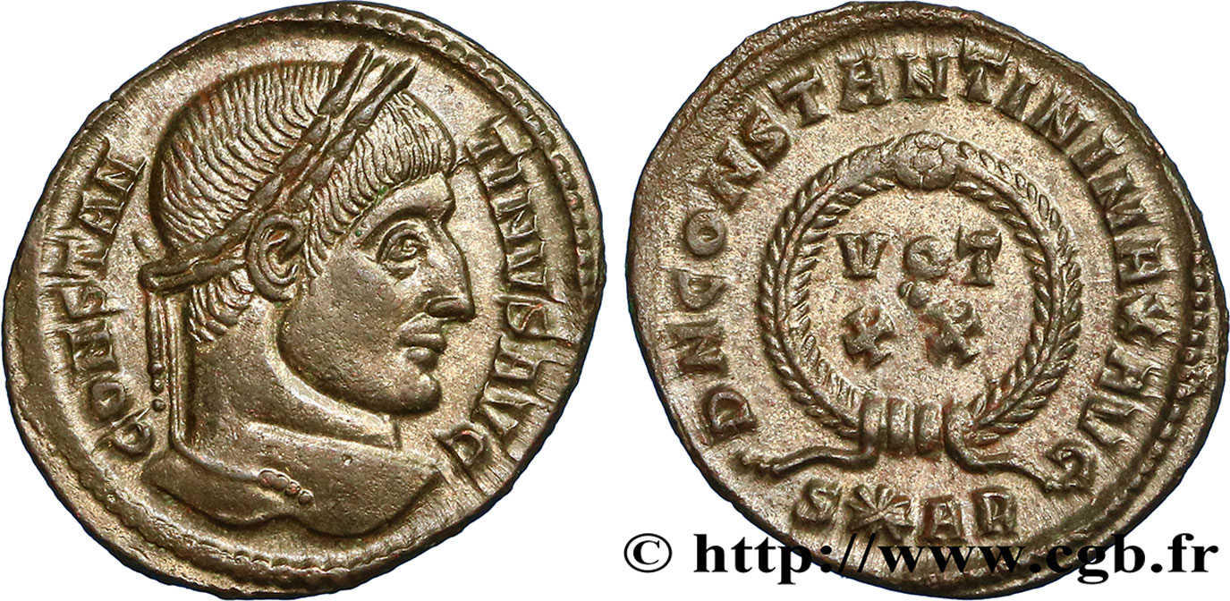 CONSTANTINE I THE GREAT Centenionalis ou nummus MS